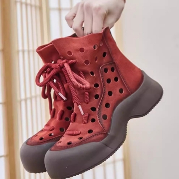 Ladies shoes deer leather shoes - Picture 3 of 4